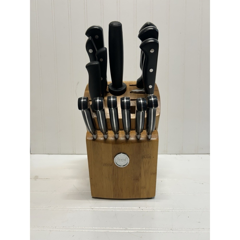 Food knife Block, Cutlery Set